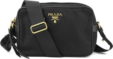 prada bag with chain nylon|Prada nylon crossbody camera bag.